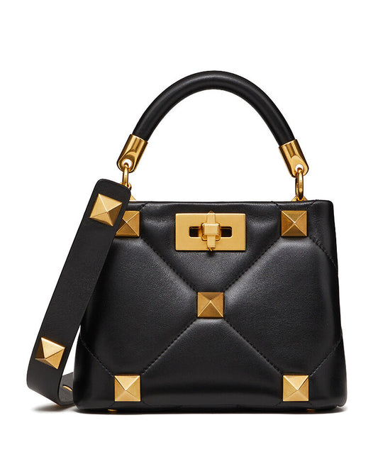 Roman Stud The Handle Bag 520 In Nappa