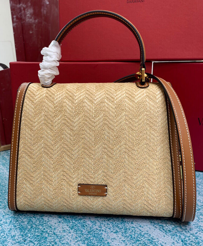 Valentino Garavani Chevron VSLING Top-Handle Bag