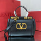 Valentino Garavani Small Rockstud Alcove Top-Handle Bag