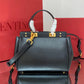 Valentino Garavani Small Rockstud Alcove Top-Handle Bag