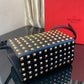 Rockstud Alcove Grainy Calfskin Box Bag With All-over Studs