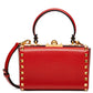 Rockstud Alcove Grainy Calfskin Box Bag