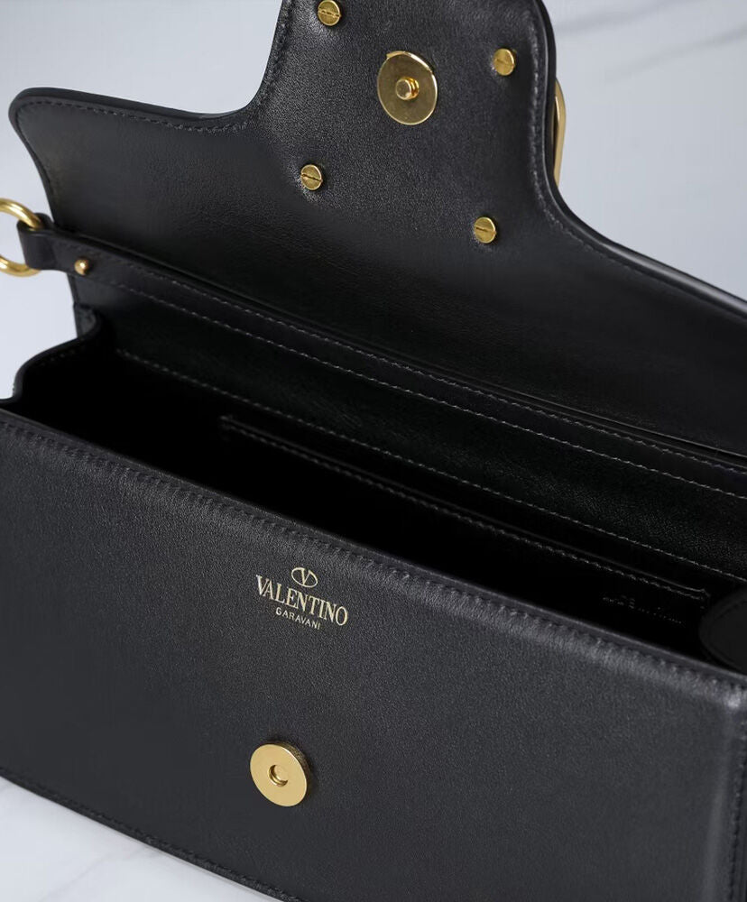 VLogo Signature Calfskin Shoulder Bag