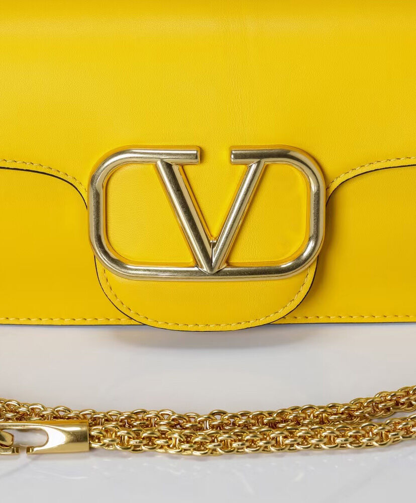 VLogo Signature Calfskin Shoulder Bag