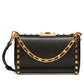 Rockstud Alcove Grainy Calfskin Clutch