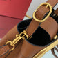 Supervee Leather Bucket Bag