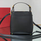 Supervee Leather Bucket Bag