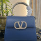 Small VSLING Calfskin Handbag With Jewel Handle