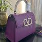 Small VSLING Calfskin Handbag With Jewel Handle