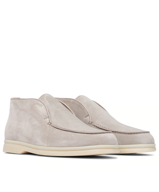 Open Walk Suede Ankle Boots