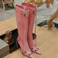 Cagole Knee High Boot