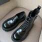 Women's Tractor 20MM Lace-Up Boot In Black