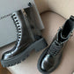 Women's Tractor 20MM Lace-Up Boot In Black