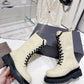 Lace-up Leather Ankle Boots