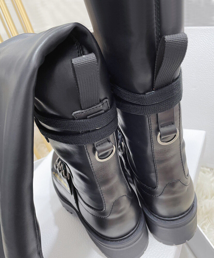 Dior D-Fight Thigh Boot