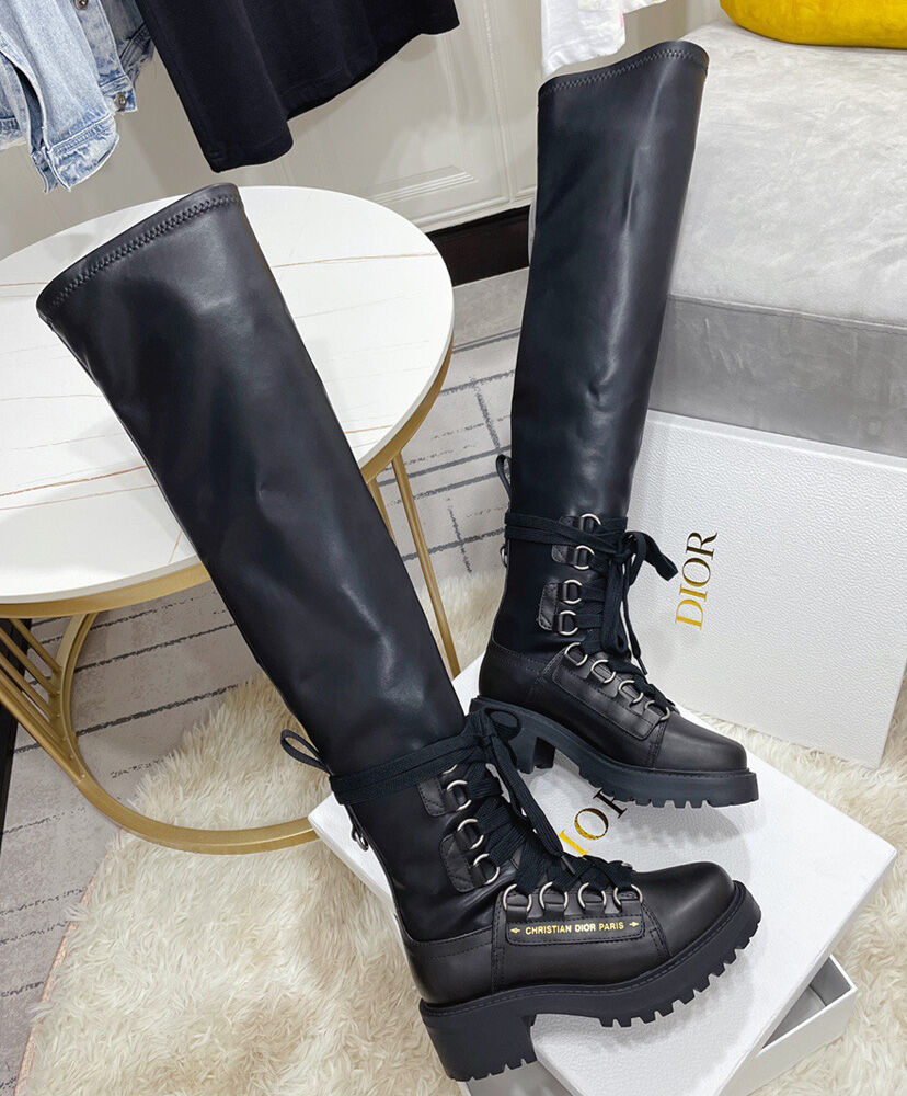 Dior D-Fight Thigh Boot