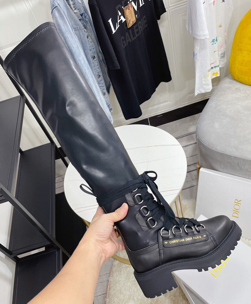 Dior D-Fight Thigh Boot