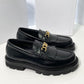 Celine Margaret Loafer With Triomphe Chain In Polished Bull