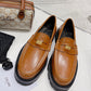 Margaret Penny Chunky Loafer In Polished Bull