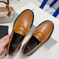 Margaret Penny Chunky Loafer In Polished Bull