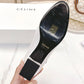 Celine Babies T-Bar Pump In Patent Calfskin And Grosgrain