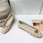 Les Ballerines Celine Ballerina With Charms In Triomphe Printed Lambskin