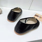 Les Ballerines Celine Triomphe Ballerina In Lambskin