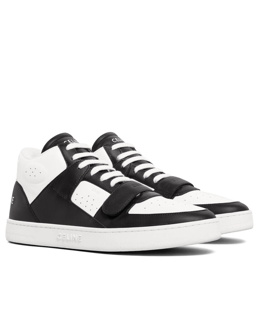 CT-02 Mid Sneaker With Velcro In Calfskin