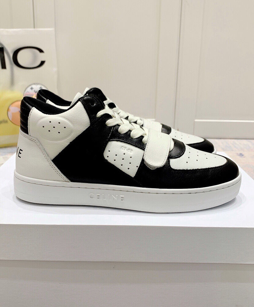 CT-02 Mid Sneaker With Velcro In Calfskin