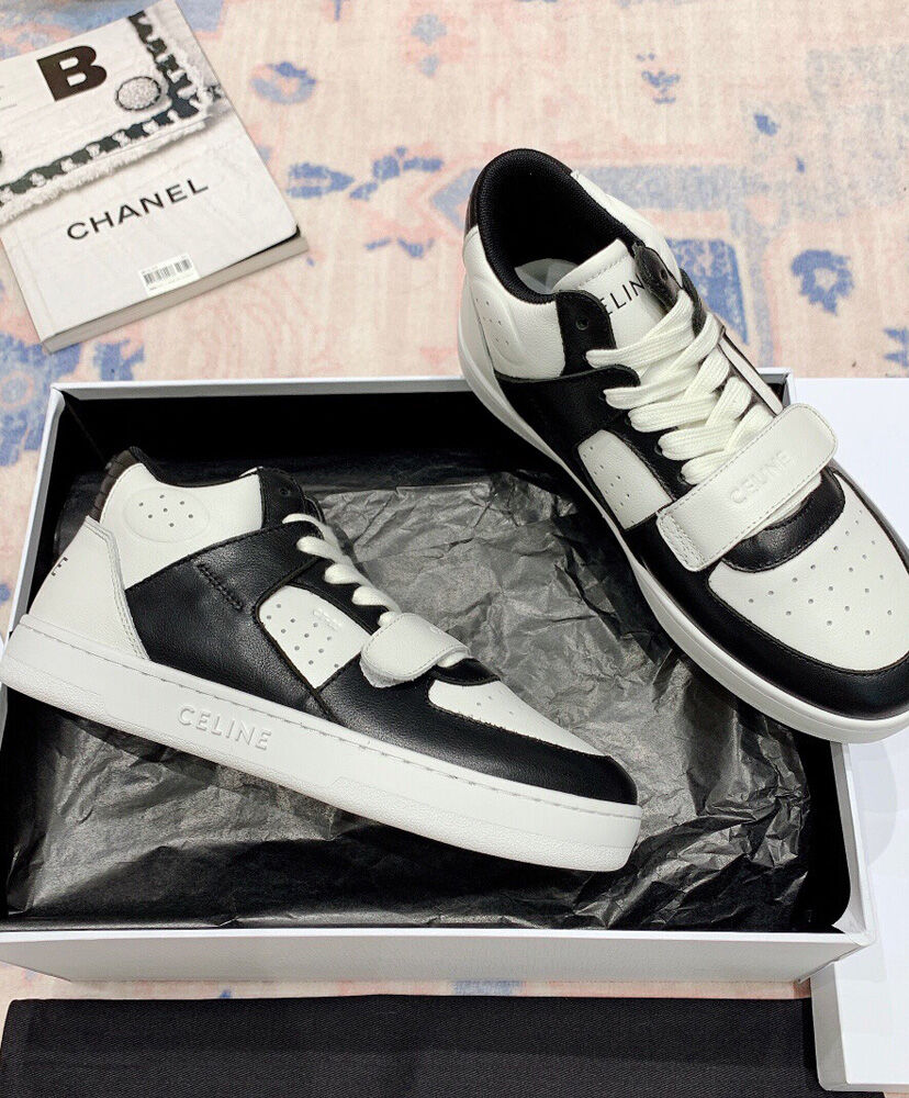 CT-02 Mid Sneaker With Velcro In Calfskin