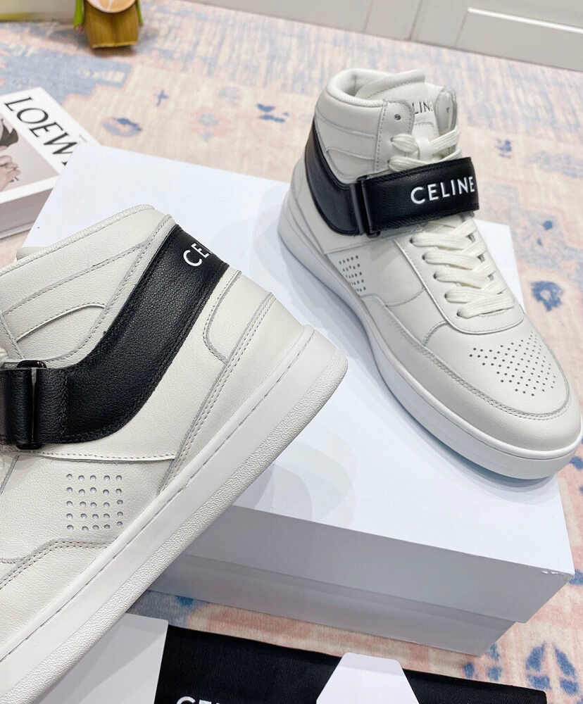 CT-03 Leather High-Top Sneakers