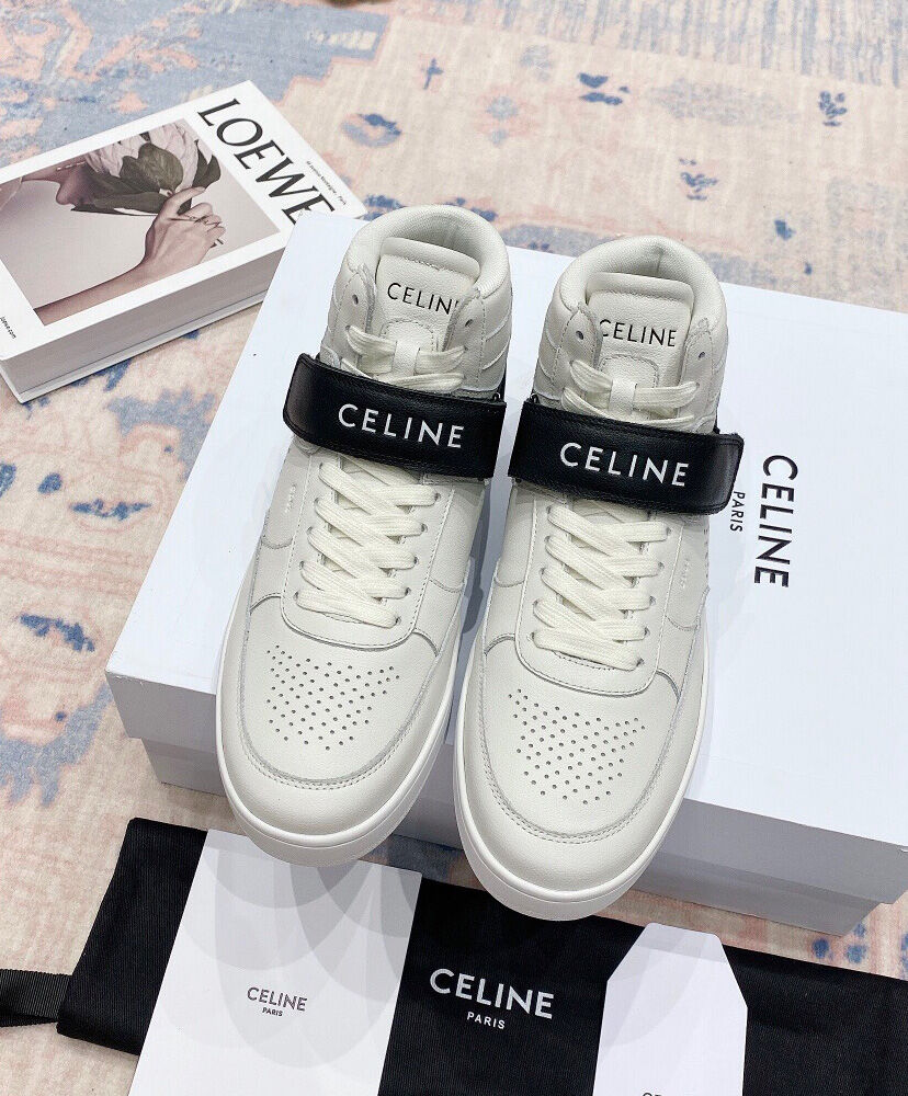 CT-03 Leather High-Top Sneakers