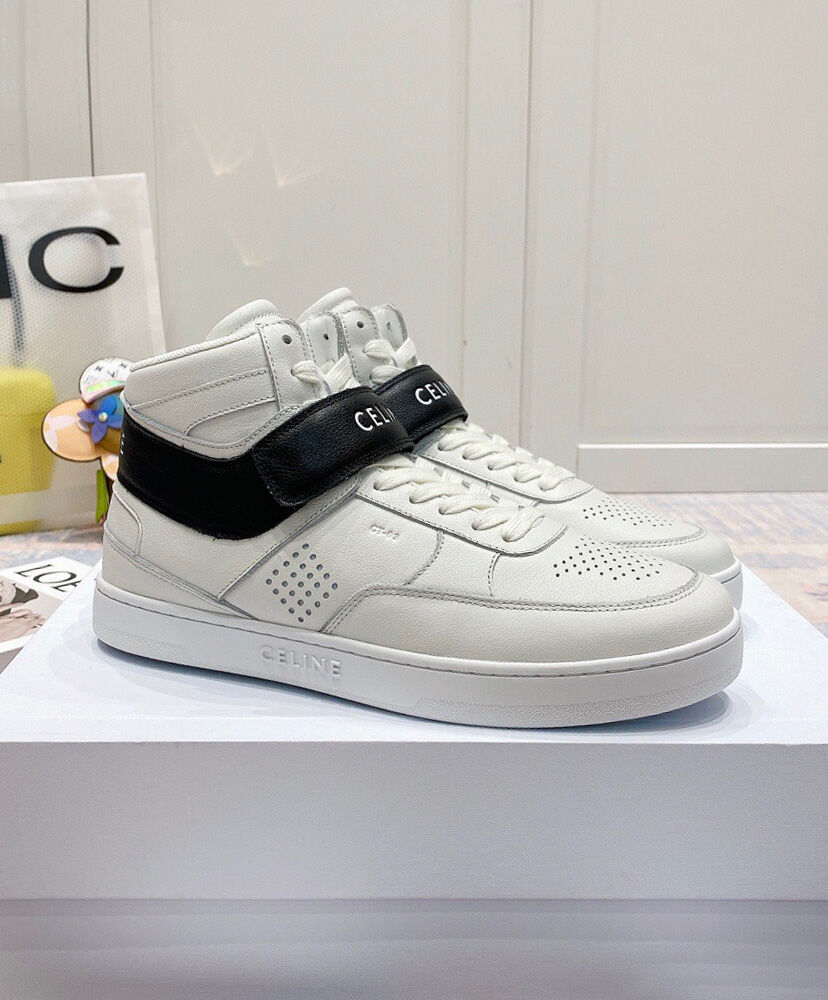 CT-03 Leather High-Top Sneakers