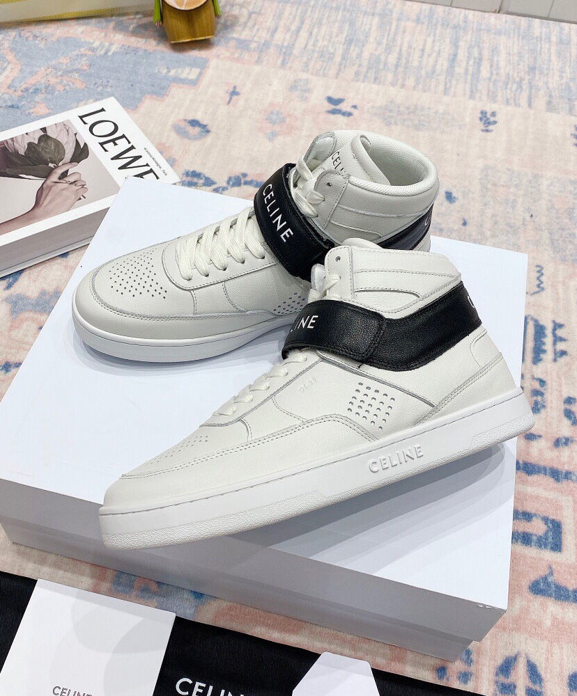 CT-03 Leather High-Top Sneakers