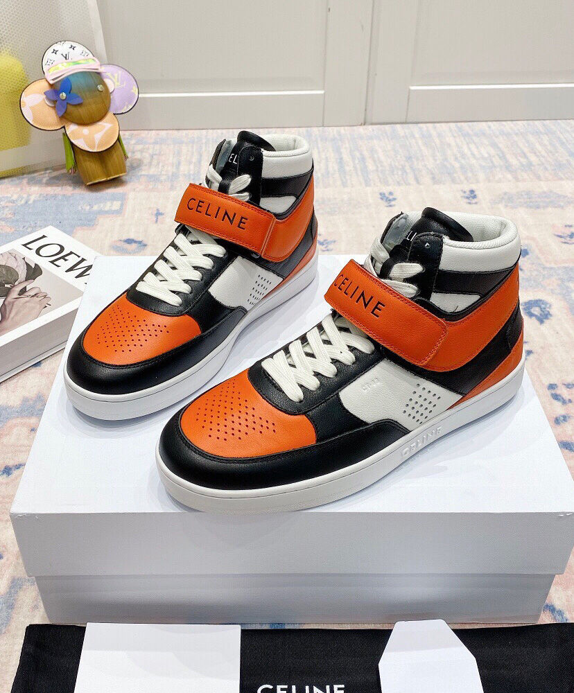 CT-03 Leather High-Top Sneakers