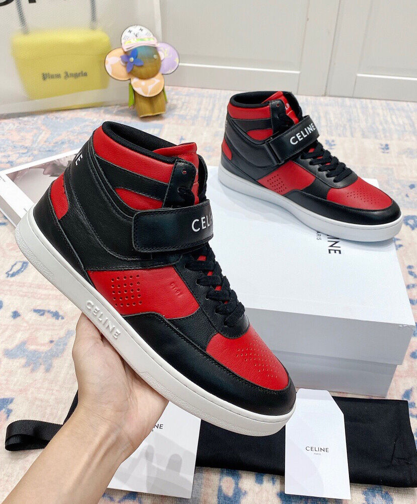 CT-03 Leather High-Top Sneakers