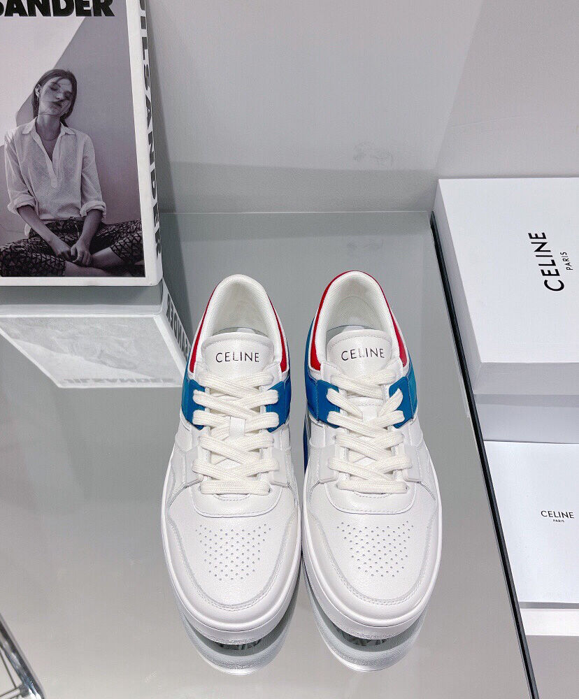 Celine Trainer Low Lace-Up Sneaker In Calfskin - MarKat store