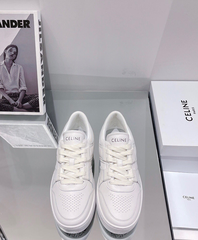 Celine Trainer Low Lace-Up Sneaker In Calfskin - MarKat store