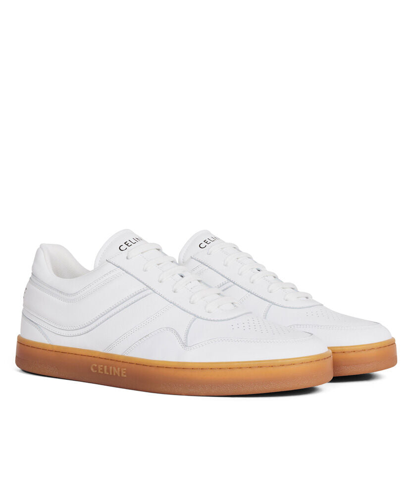 Celine Trainer Low Lace-up Sneaker In Calfskin