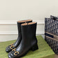 Women's Mid-heel Ankle Boot With Horsebit