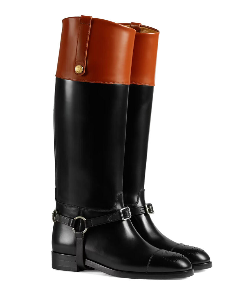 Knee-high Boot With Harness