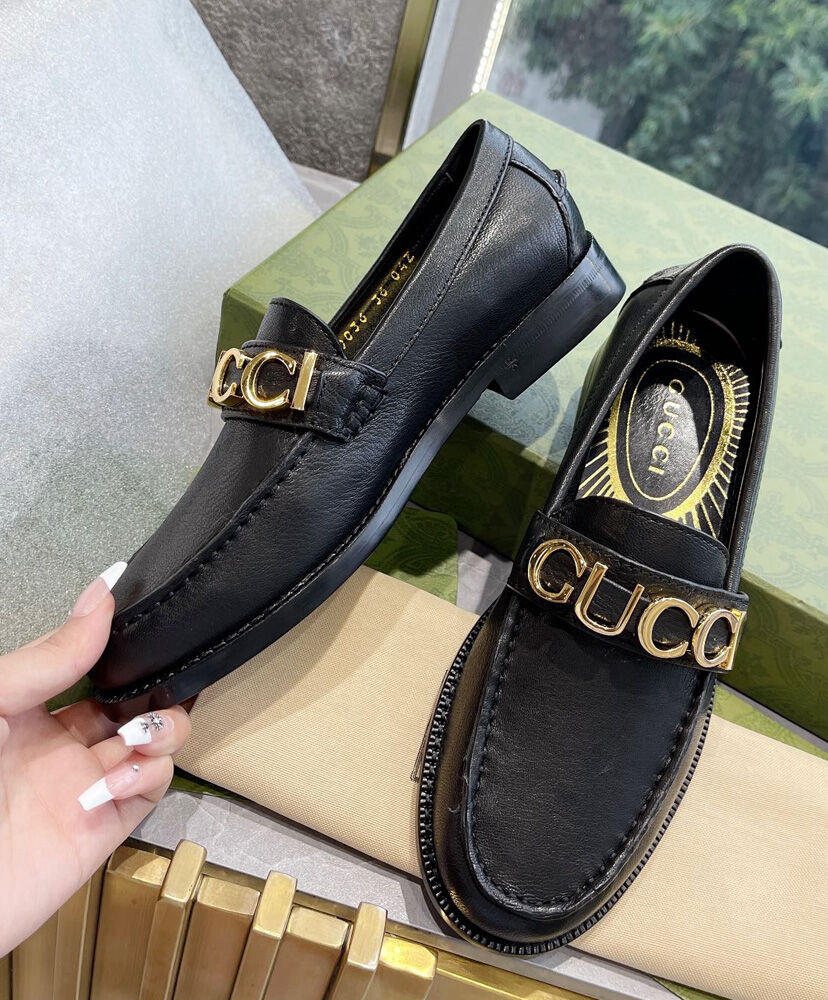 Women's Gucci Leather Loafer