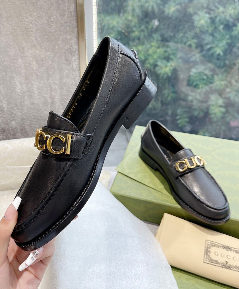 Women's Gucci Leather Loafer