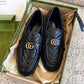 Double G Matelasse Leather Loafers - MarKat store