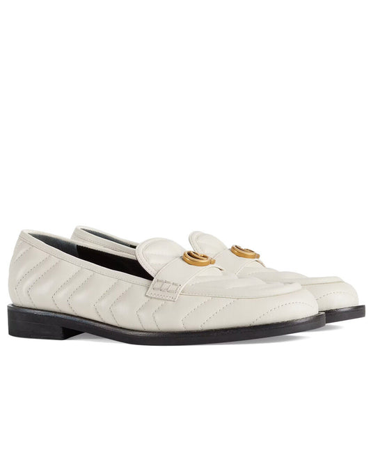 Double G Matelasse Leather Loafers - MarKat store