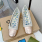 Women's Ballet Flat With Interlocking G