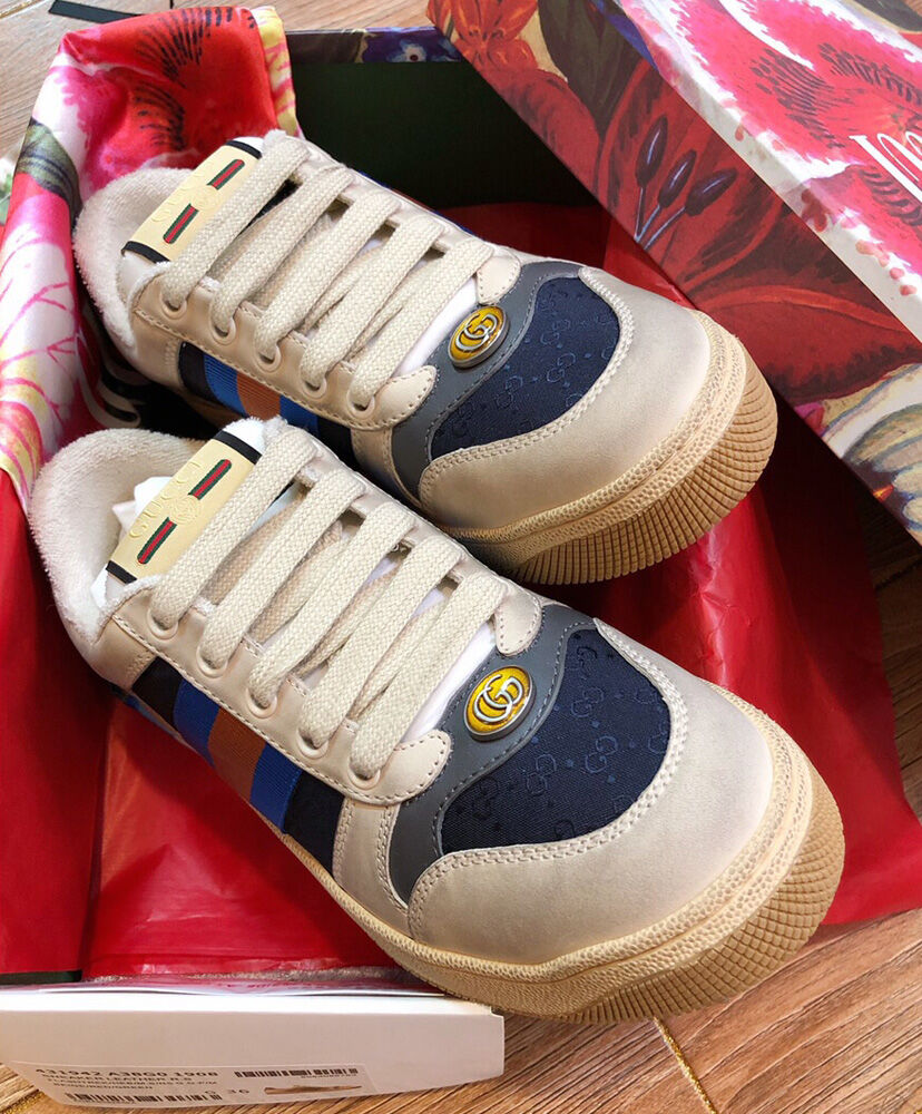 Gucci Screen Leather Sneaker