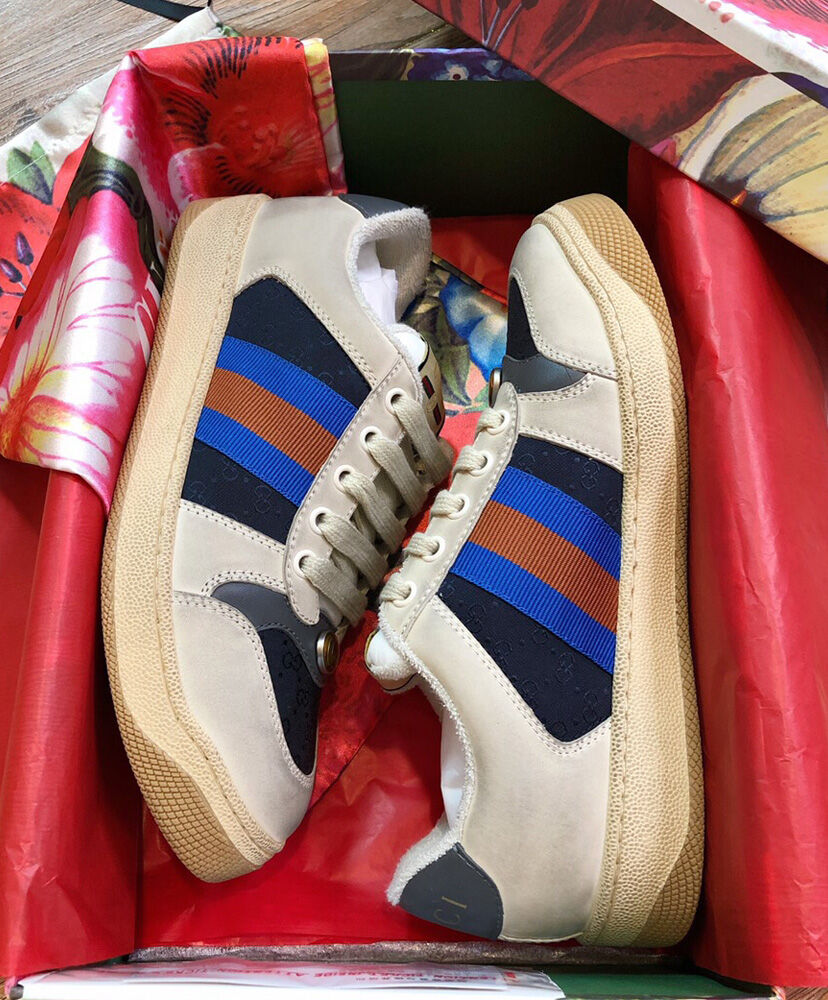 Gucci Screen Leather Sneaker