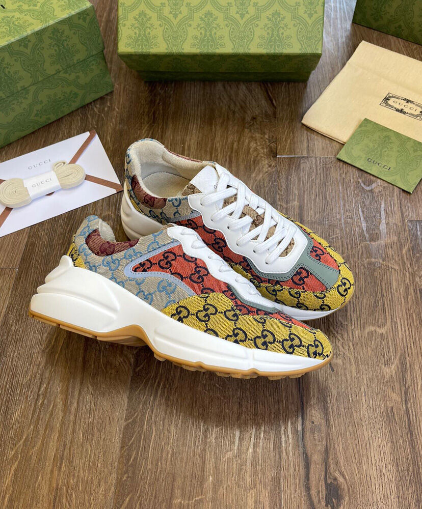 Women's Rhyton Gg Multicolor Sneaker - MarKat store