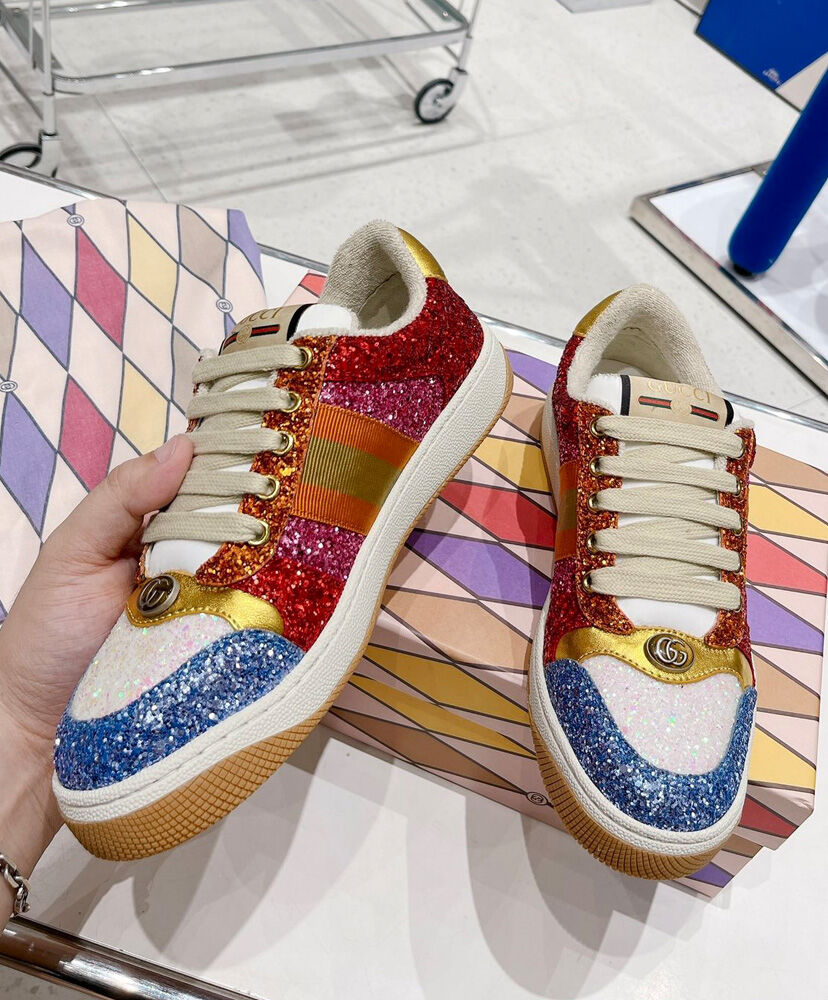 Screener Glitter Sneakers